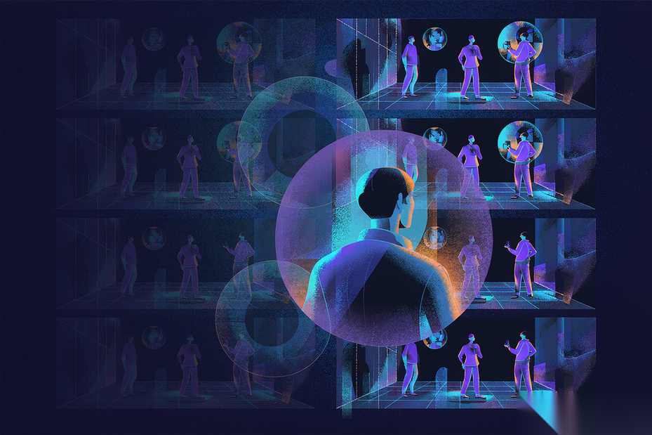 A stylized film clapperboard merging with a small glowing neural node