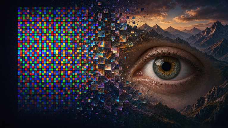 Iris-3B erzeugt Pixel ohne VAE